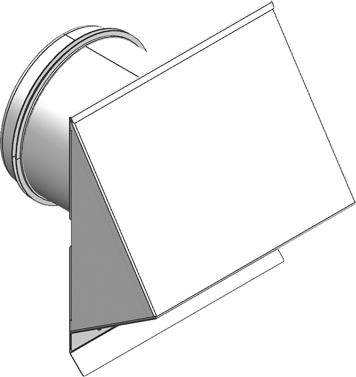 Cache pour mur extérieur pour tube EPP - Viessmann