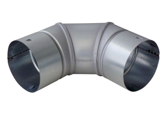 90° coude segmenté en tôle pour gaine flexible - Maico Ventilatoren