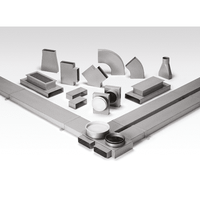 Helios FK-B 150 Étrier de fixation - pour gaine plate 150 en tôle d'acier galvanisée - 02907